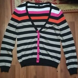 Katherine Barclay Striped Cardigan